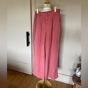 Aerie Wide Leg Trouser Pants